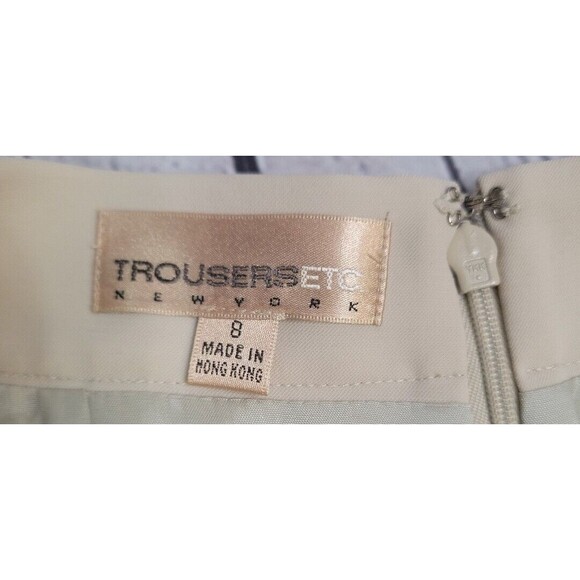 Trousers Etc New York Beige Long Skirt size 8 with Zip in Back - Picture 3 of 6